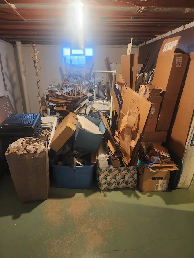 Roll-off dumpster container at job site for Construction Dumpster Rental in Farmington Hills